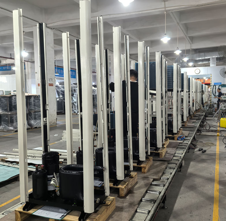 星科蒸發冷省電空調 生產車間