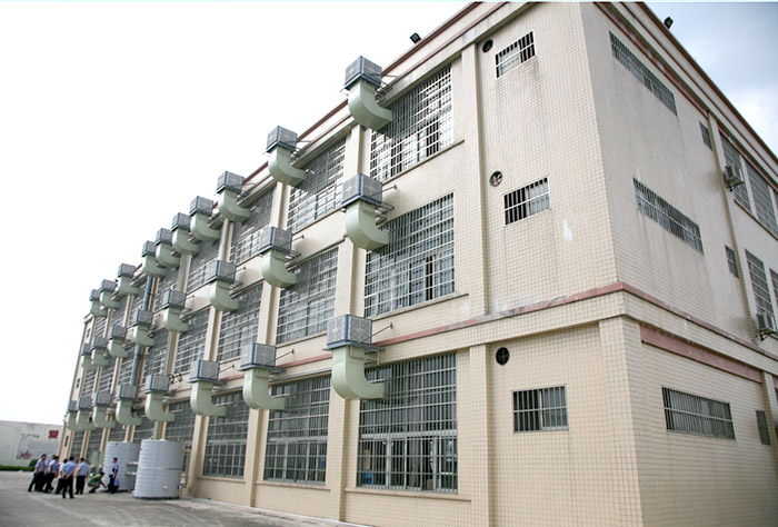 廣東某女子戒毒所生產(chǎn)車間選擇星科環(huán)?？照{(diào)冷風(fēng)機(jī)