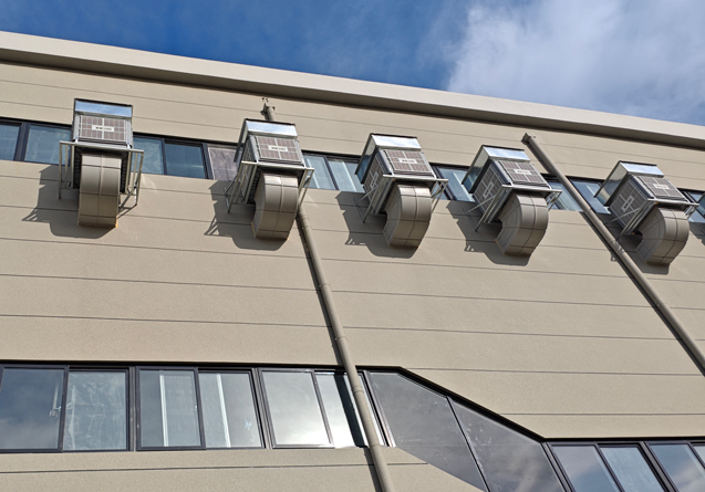 大型鞋廠降溫通風安裝星科環(huán)?？照{(diào)