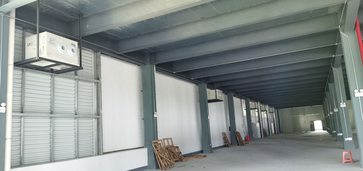 常州車間降溫，選用蒸發冷省電空調-臥式射流空調