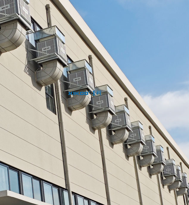 蒸發冷省電空調廠家-工業省電空調-環?？照{廠房車間空調星科